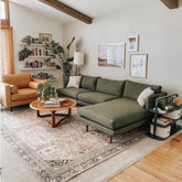 Minimalist fabric sofa